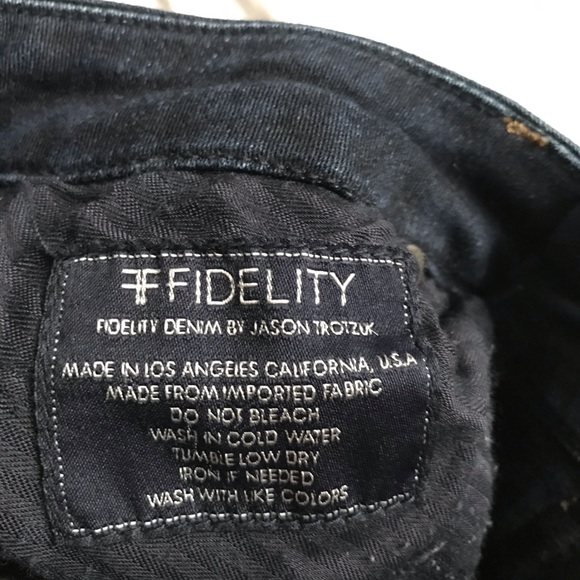 FIDELITY Ace Mid Rise Ultra Slim Skinny Jeans - Picture 8 of 8